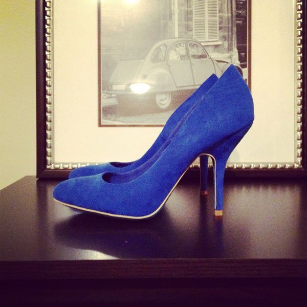 BLUE SUEDE SHOES