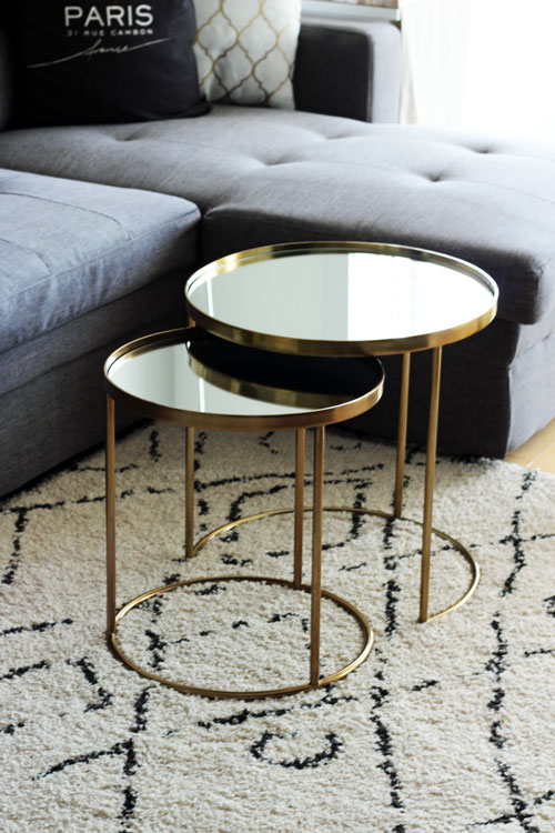 NEW COFFEE TABLES & RUG