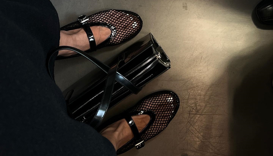 15 WAYS TO WEAR THE ALAÏA FISHNET BALLET FLATS