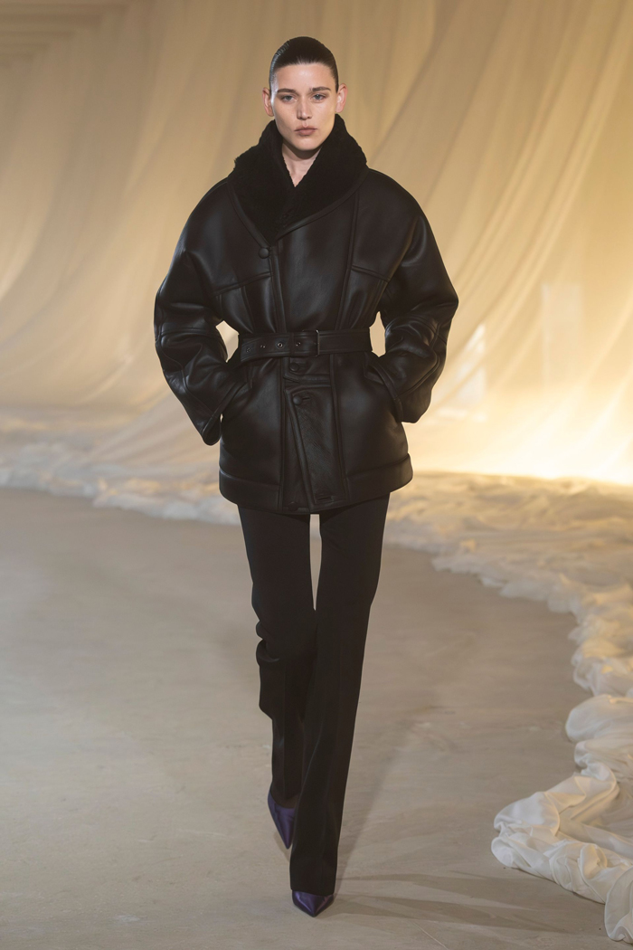 Balmain Fall 2026 statement outerwear runway